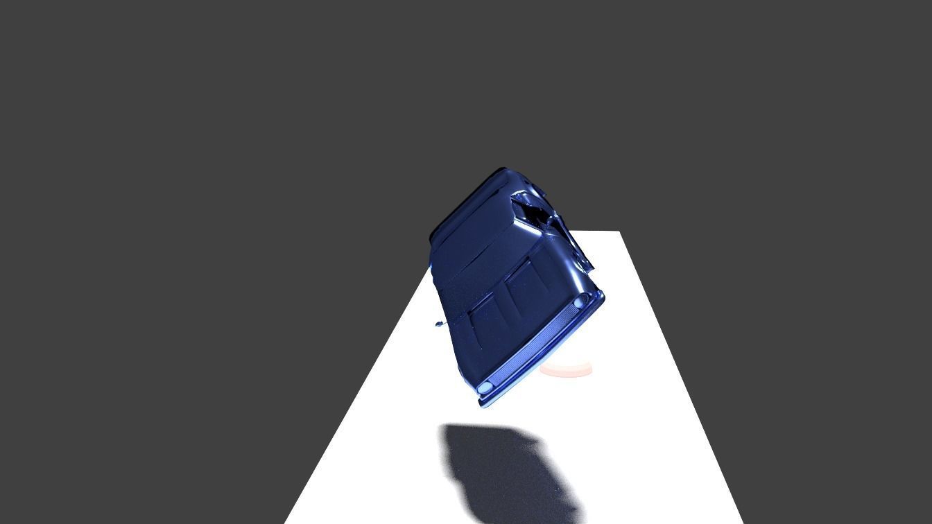 Blender Car Accident animation 3D model_12
