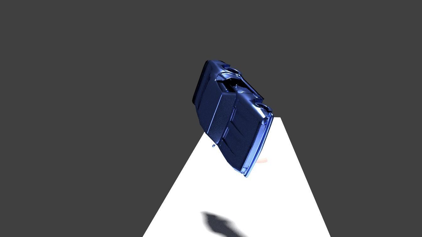 Blender Car Accident animation 3D model_21