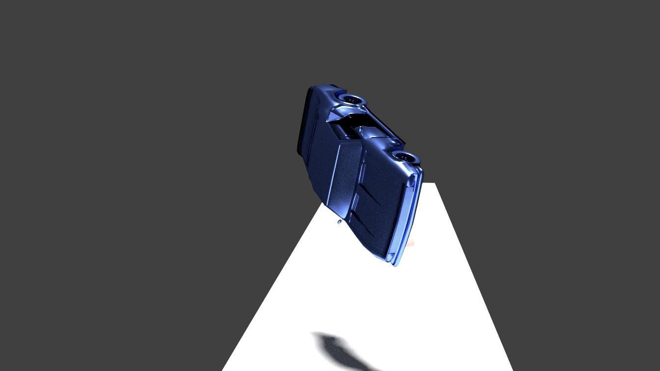 Blender Car Accident animation 3D model_24