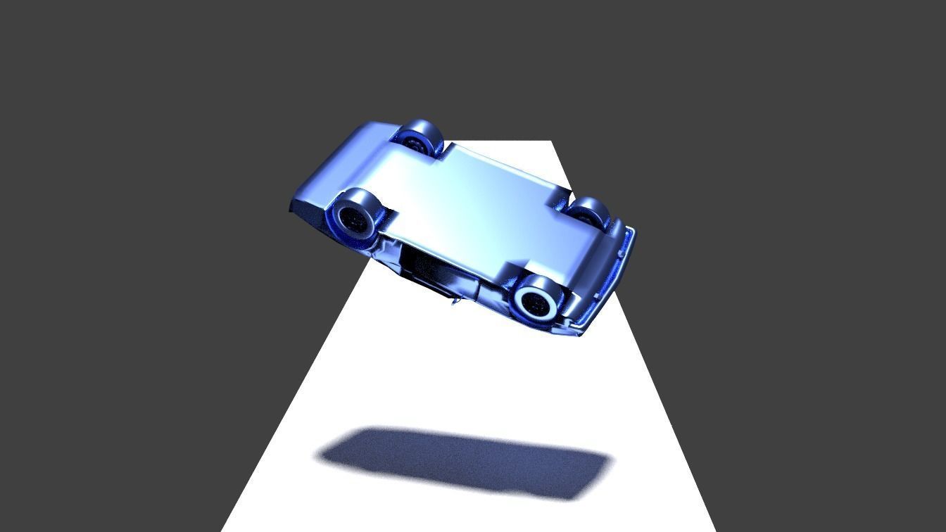 Blender Car Accident animation 3D model_58