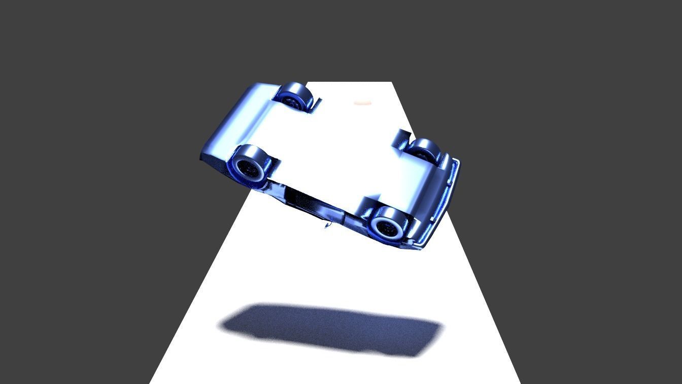 Blender Car Accident animation 3D model_60