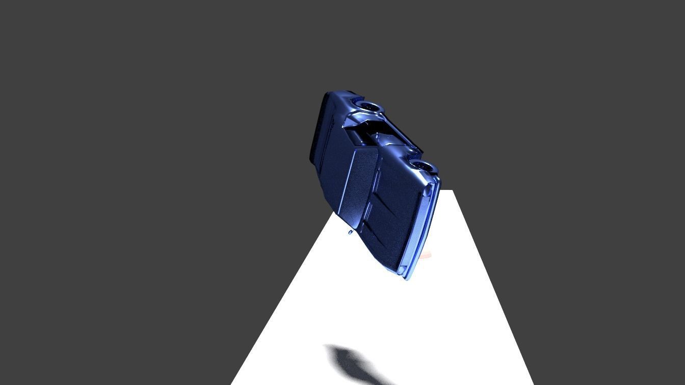 Blender Car Accident animation 3D model_23
