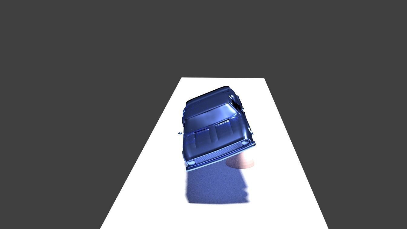 Blender Car Accident animation 3D model_5