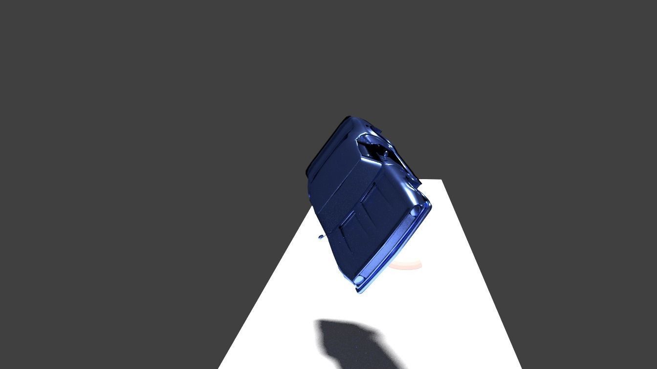 Blender Car Accident animation 3D model_15