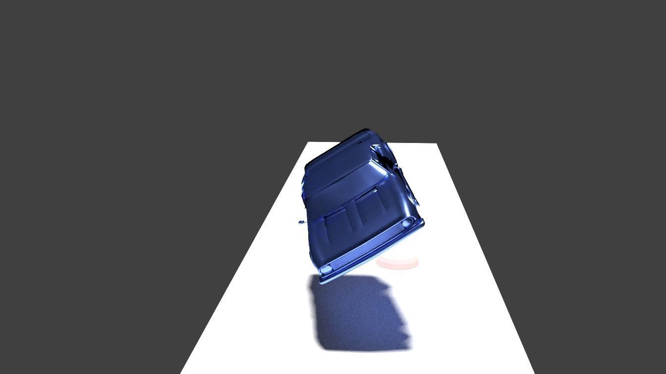 Blender Car Accident animation 3D model_8