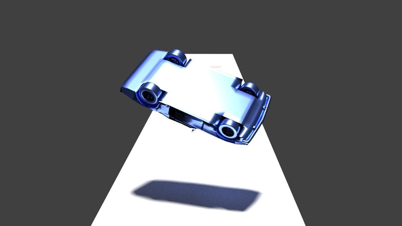 Blender Car Accident animation 3D model_59