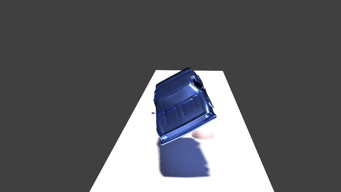 Blender Car Accident animation 3D model_7