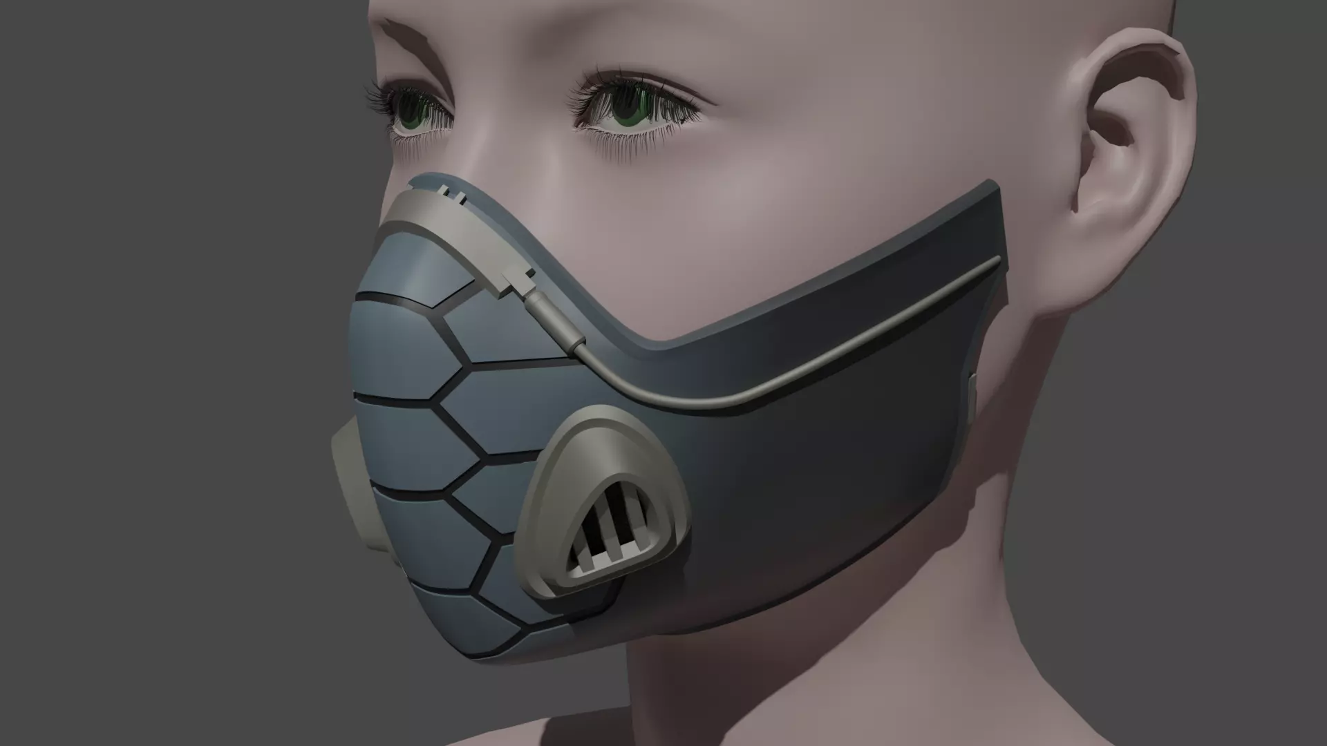 VIPER GAS MASK RESPIRATOR FROM VALORANT FOR 3D PRINTING 3D print model
