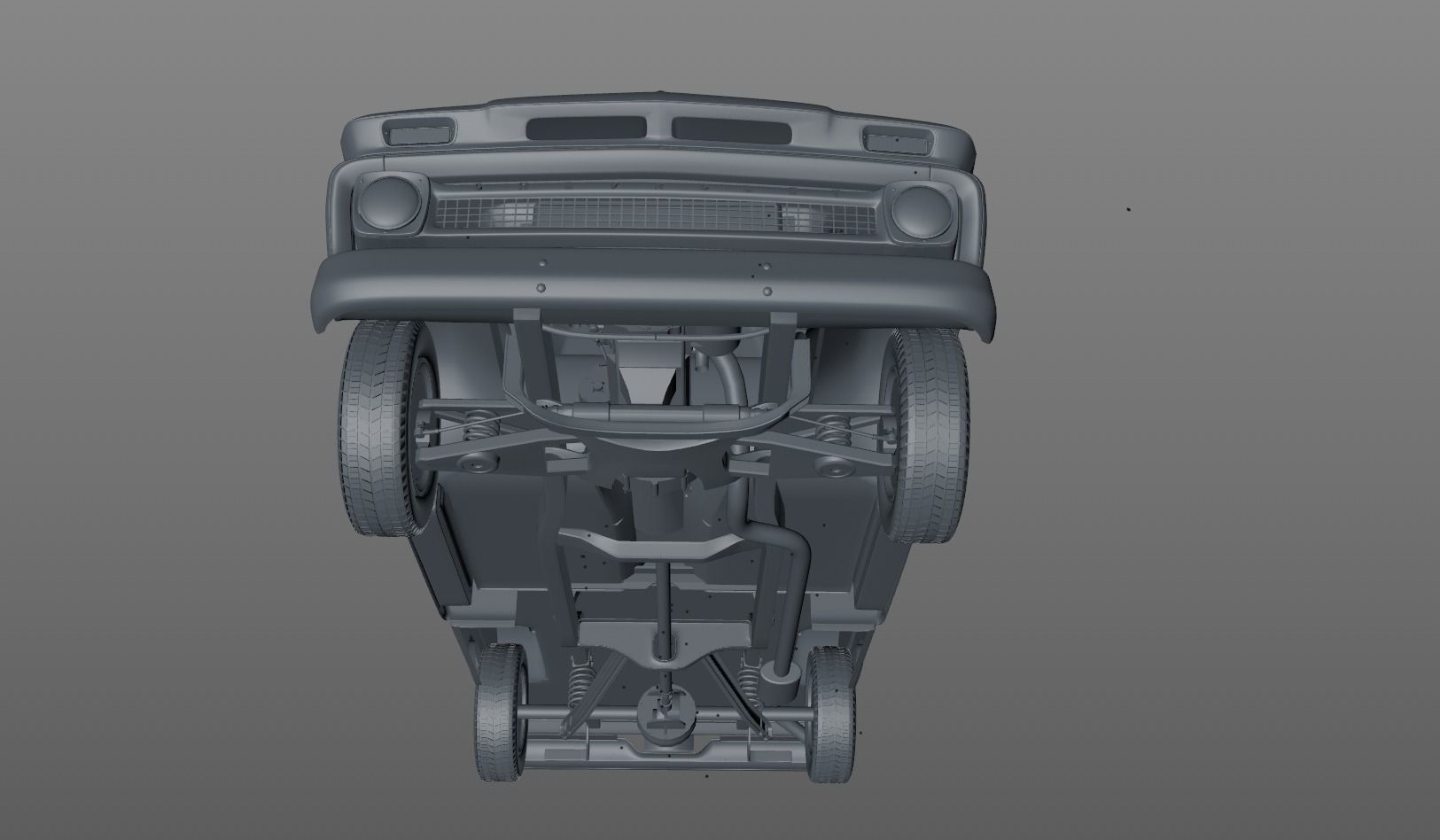CHEVY C10 283 V8 PICKUP 1966 3D model_15