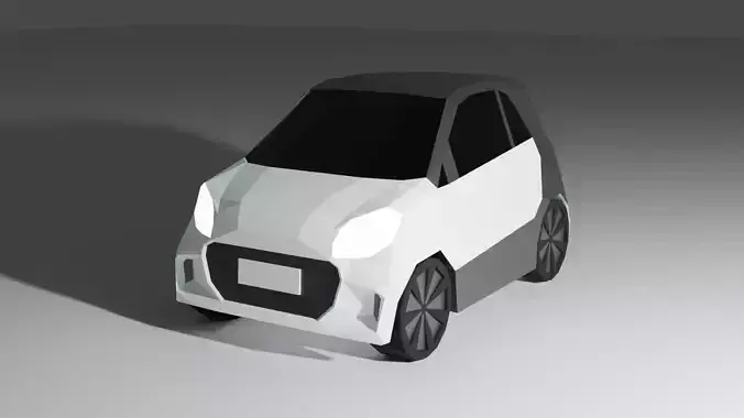 Low Poly SmartCar smart car