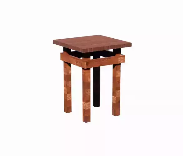Rectangle Table 3D model