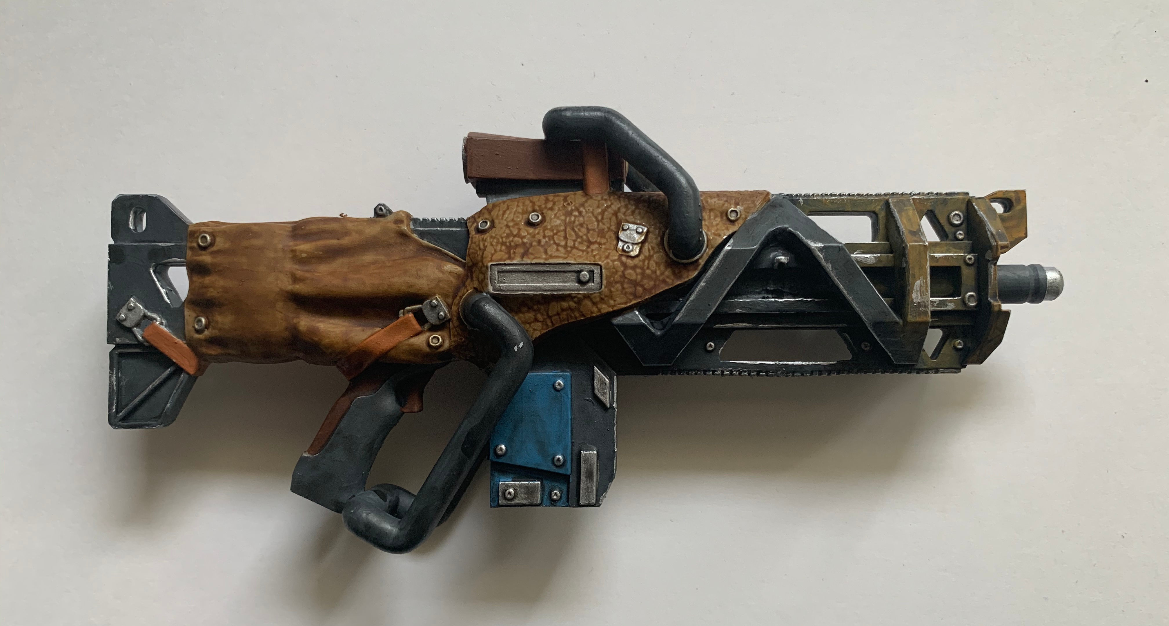 Anthem Defender Autorifle and bonus Ranger Arms and Head Pose 3D print model_1