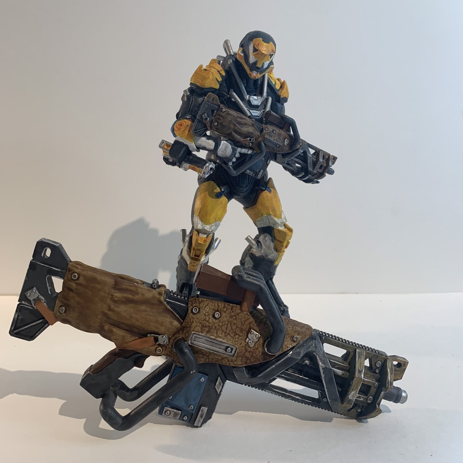 Anthem Defender Autorifle and bonus Ranger Arms and Head Pose 3D print model_2