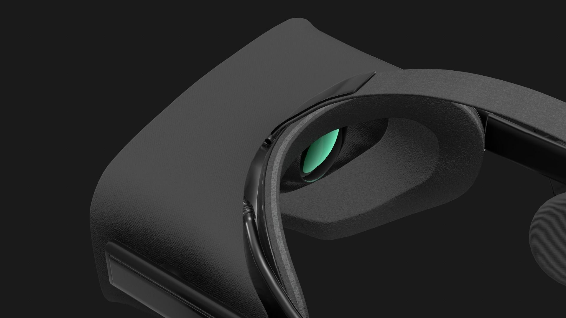 VR Headset Low-poly 3D model_24