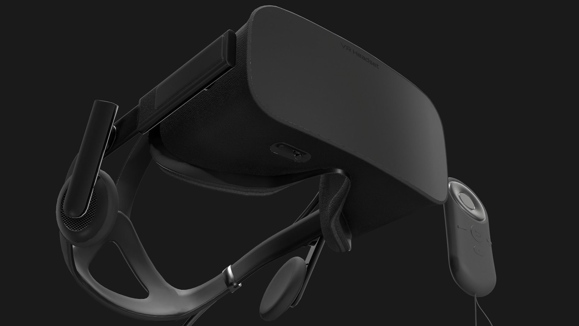 VR Headset Low-poly 3D model_20