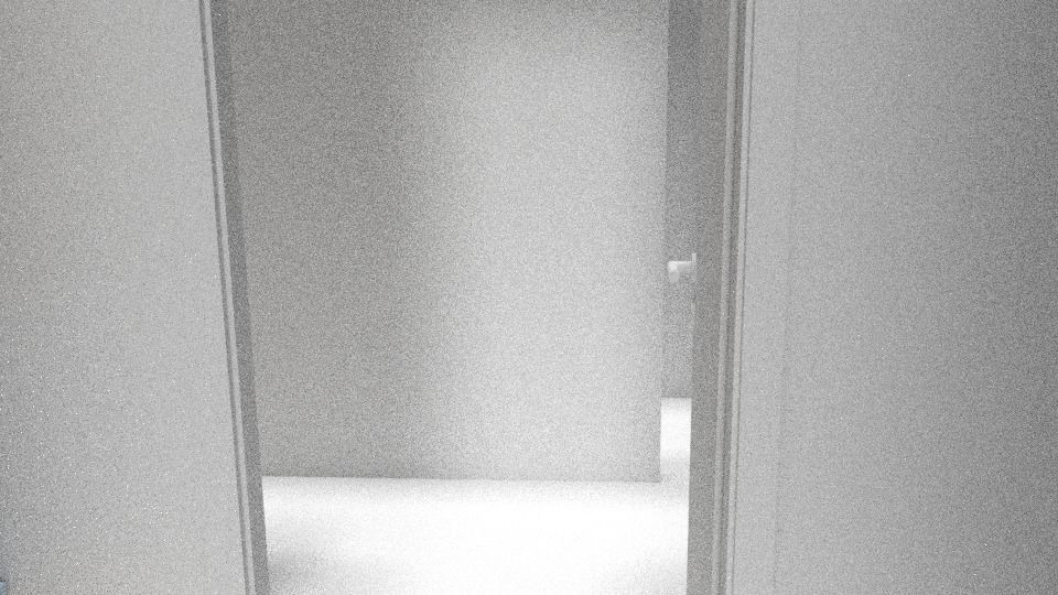 3d Home Model bathroom with walls and plants Low-poly 3D model_15