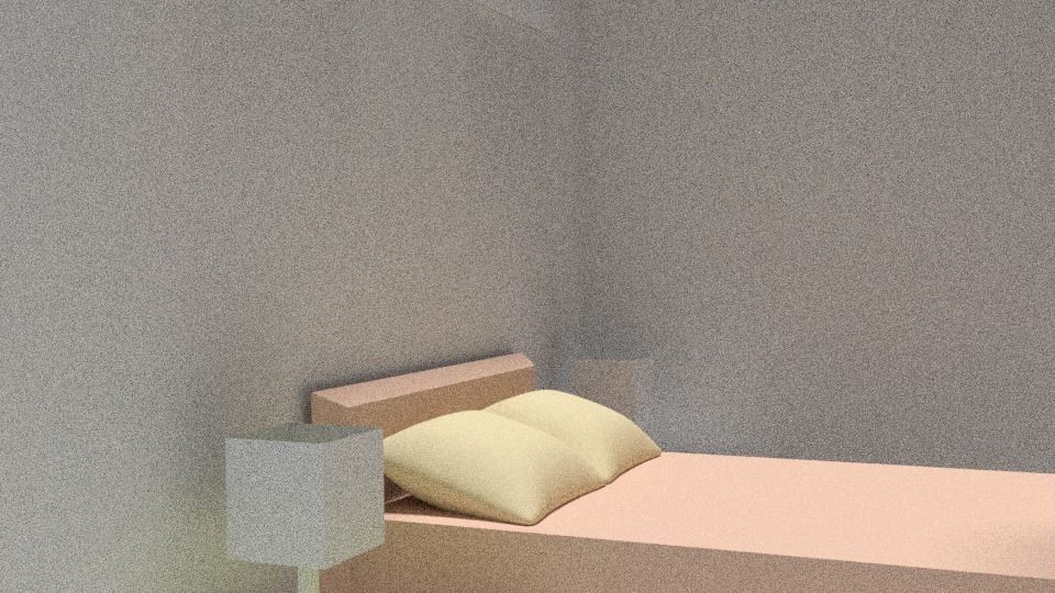 3d Home Model bathroom with walls and plants Low-poly 3D model_21