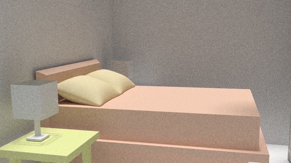 3d Home Model bathroom with walls and plants Low-poly 3D model_20