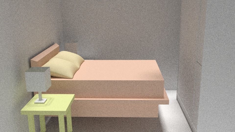 3d Home Model bathroom with walls and plants Low-poly 3D model_17