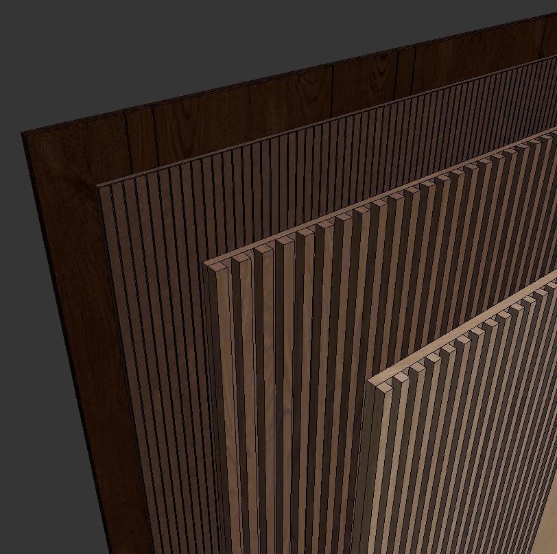 Wood panels set1 3D model_6