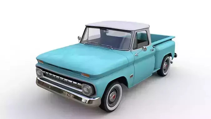 CHEVY C10 V8 PICKUP 1966 3D model