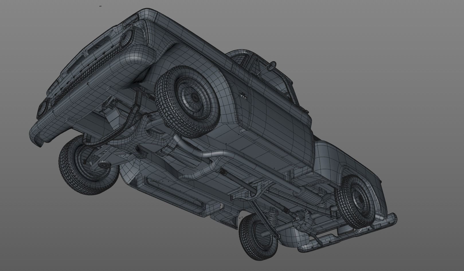 CHEVY C10 V8 PICKUP 1966 3D model_15