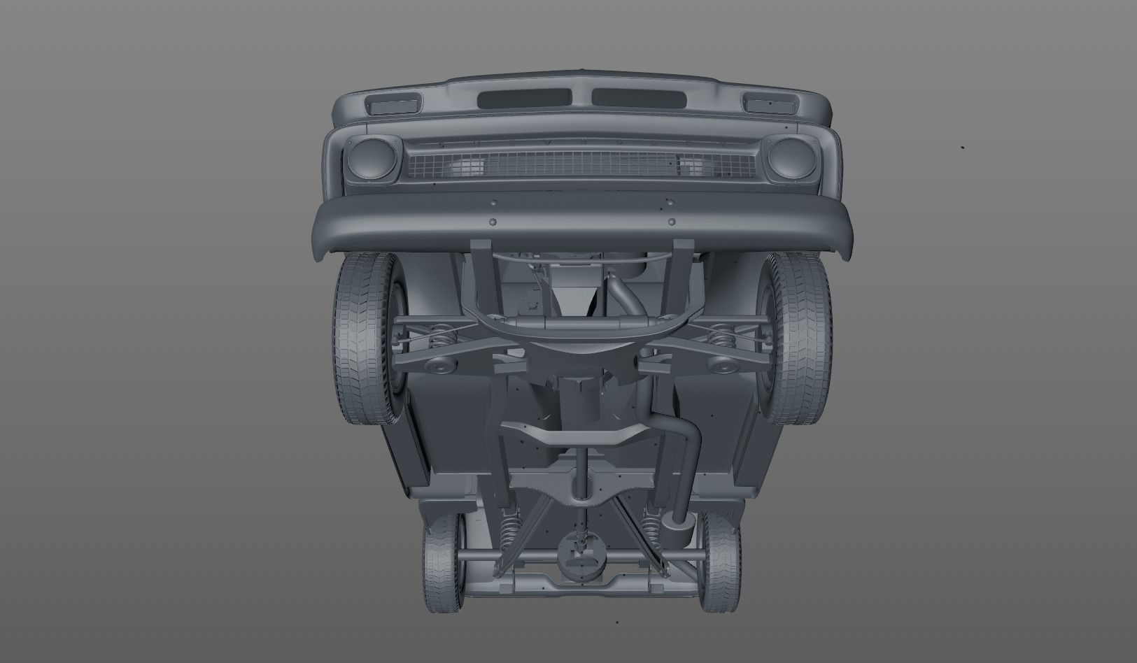 CHEVY C10 V8 PICKUP 1966 3D model_16