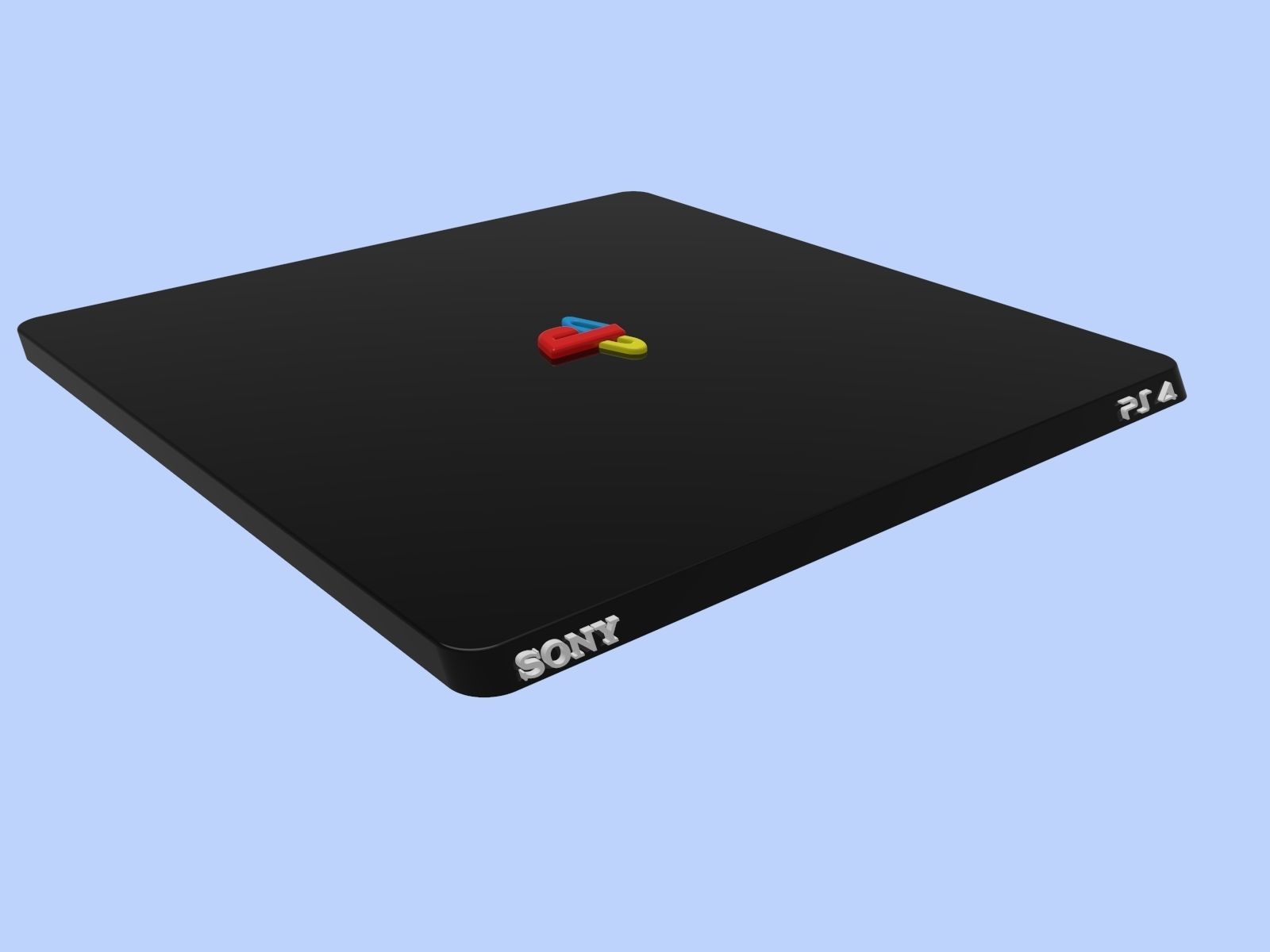 Original cover PS4 3d model for 3D printing 3D print model_4