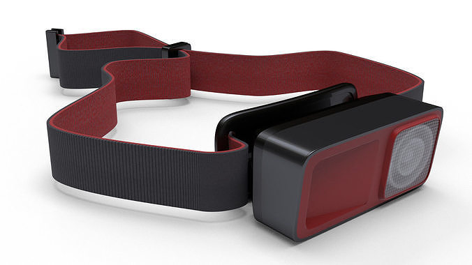 Headlamp with light 3D model