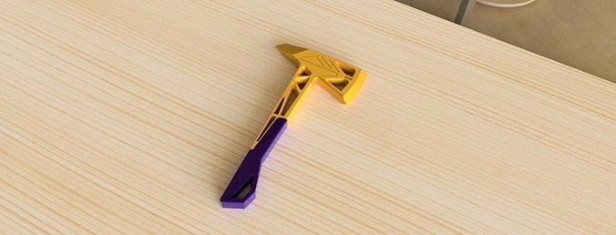 Prime Melee Axe from Valorant Game 3D print model