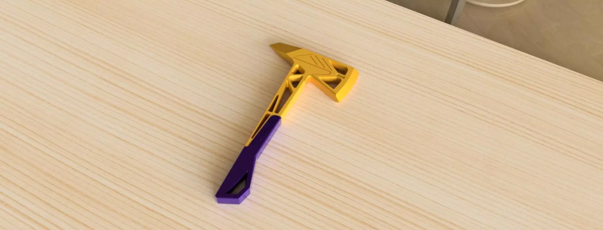 Prime Melee Axe from Valorant Game 3D print model_0