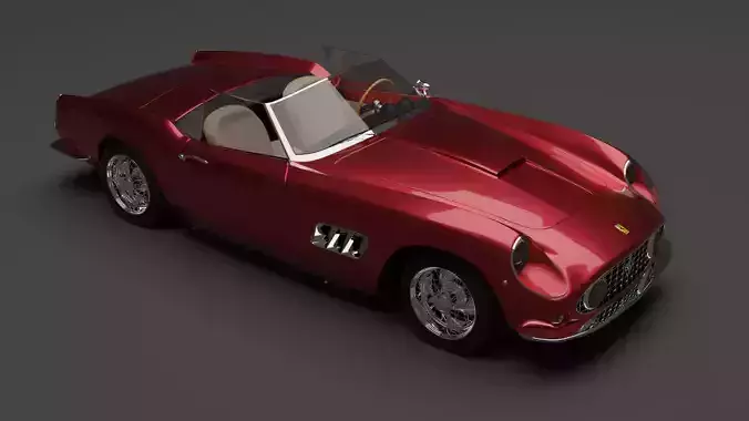 Ferrari 250 GT California Spyder 1962 3D model