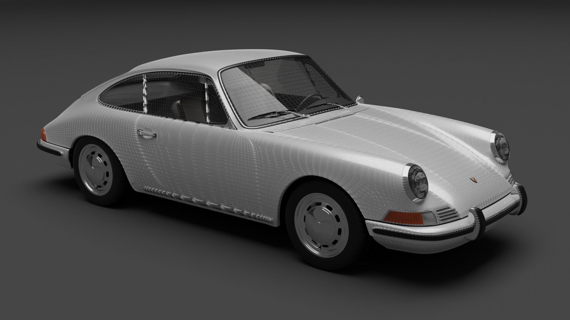 Porsche 911 1968 3D model_6