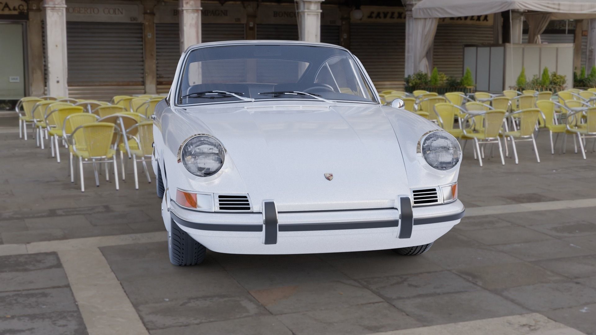 Porsche 911 1968 3D model_5
