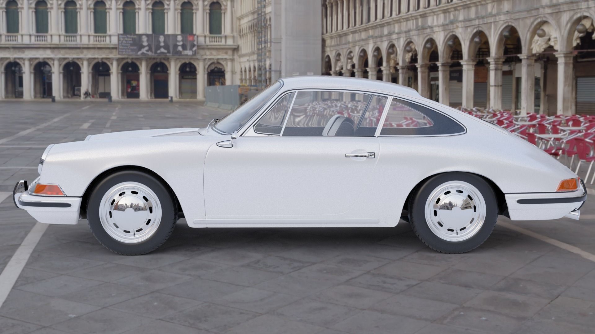 Porsche 911 1968 3D model_2