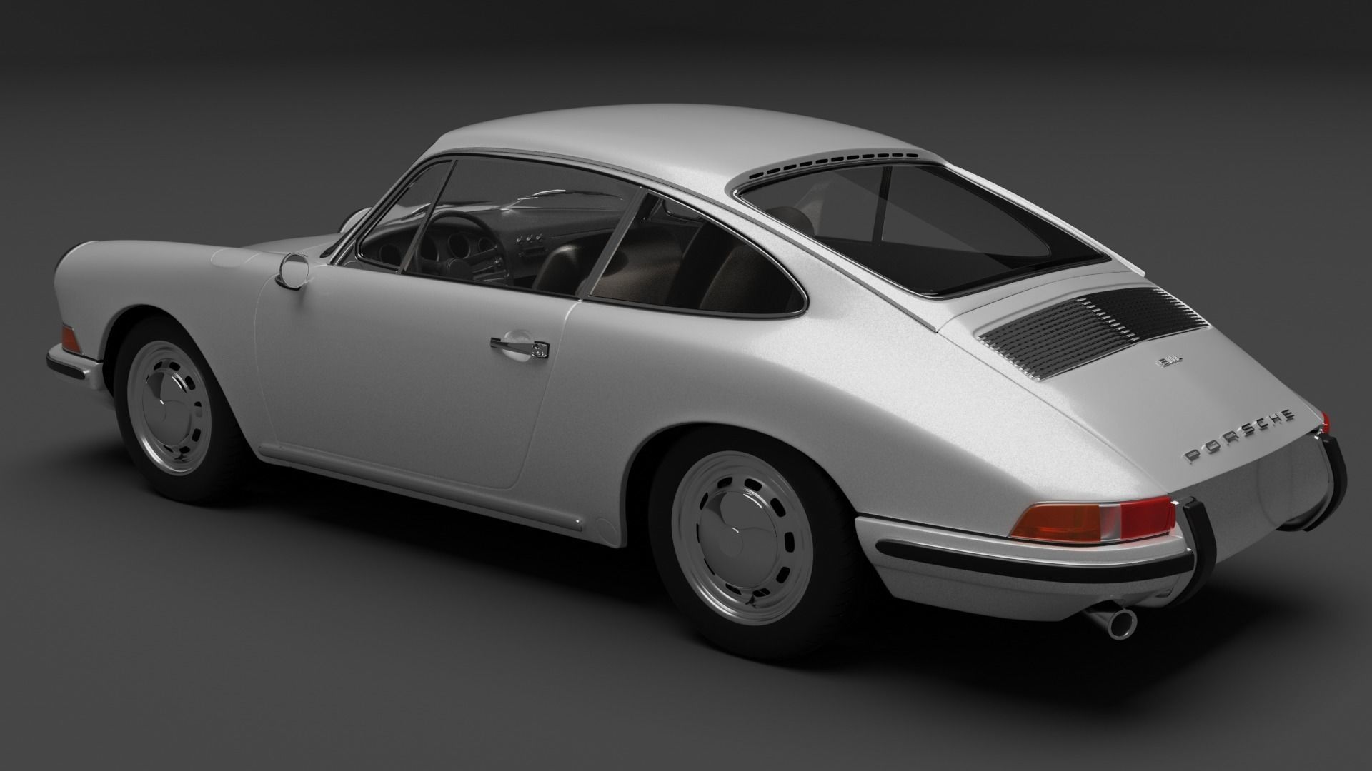 Porsche 911 1968 3D model_1