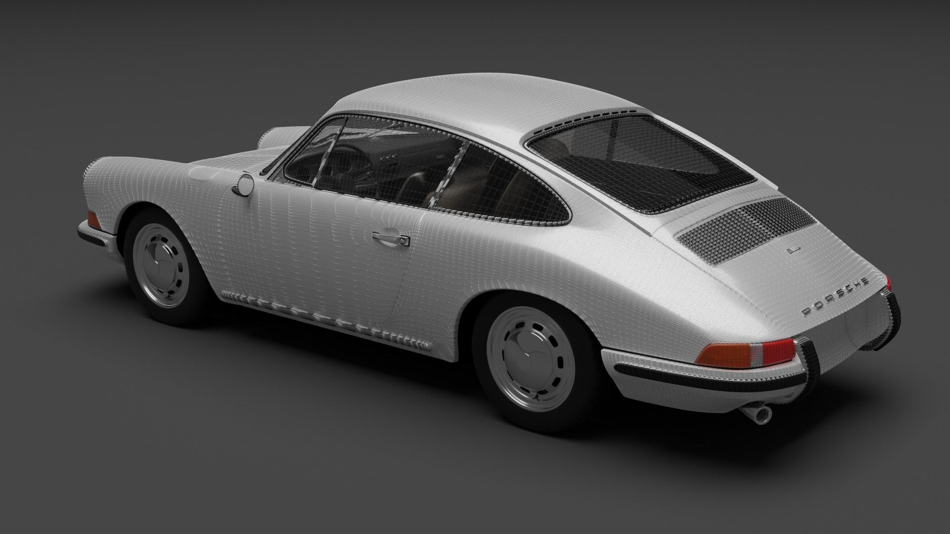 Porsche 911 1968 3D model_7