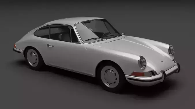 Porsche 911 1968 3D model