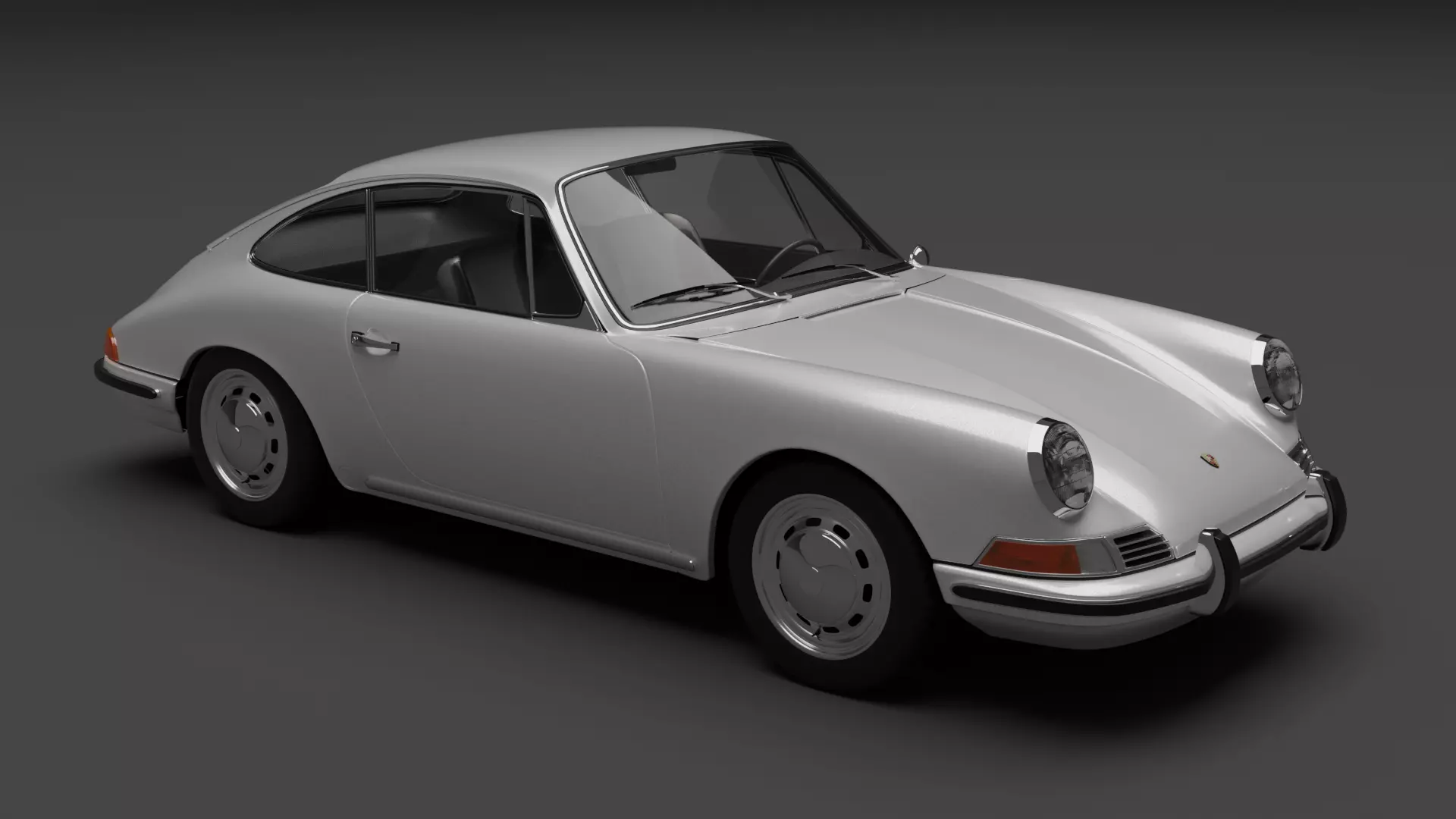 Porsche 911 1968 3D model_0
