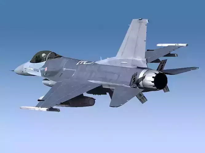 F-16 General Dynamics 3D model