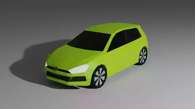 Low Poly VW Golf