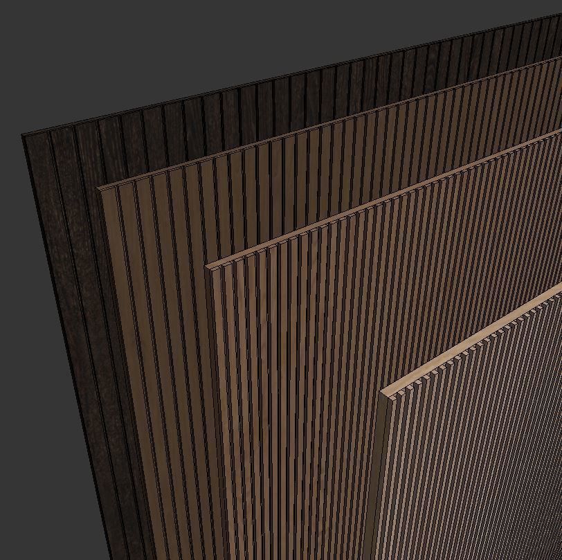 Wood panels set4 3D model_6