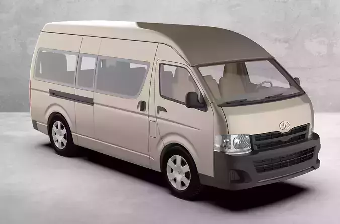 3dmodel toyota van Free 3D model