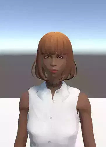 Unity Humanoid Model Female 017 Free 3D model