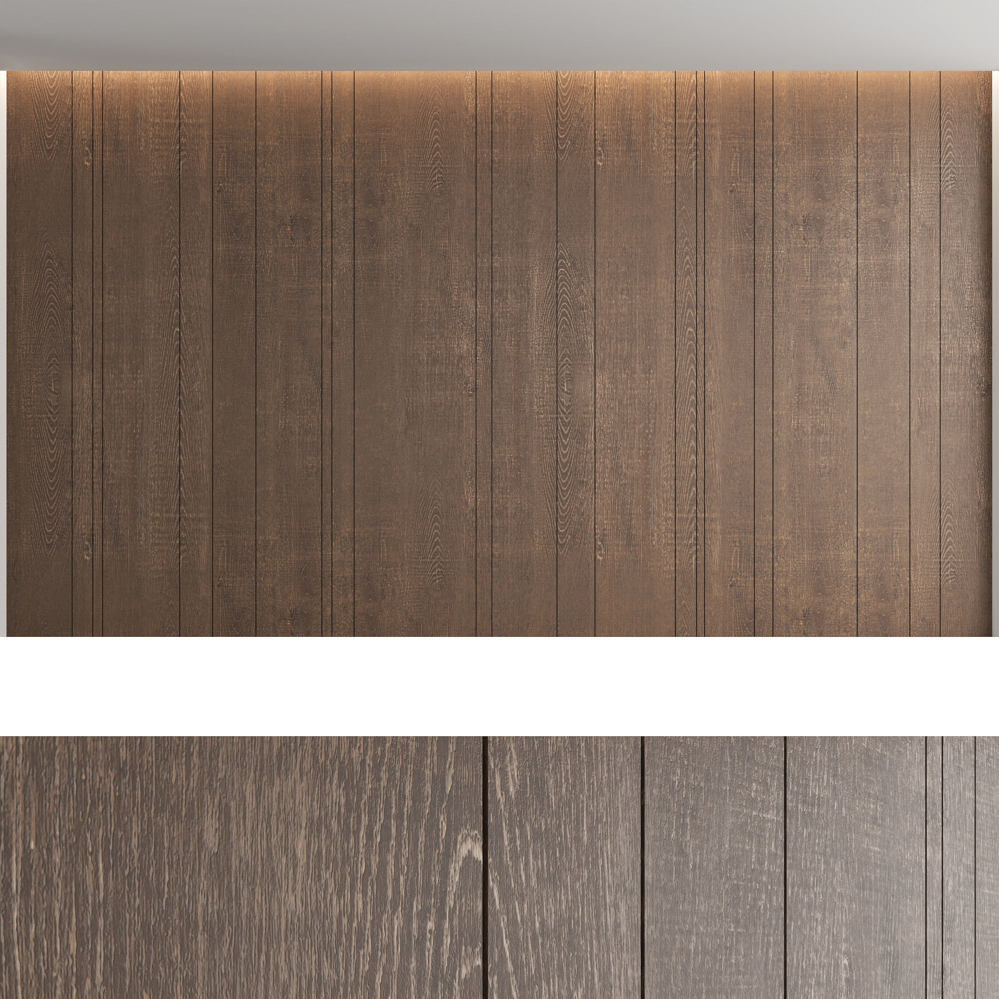 Wood panels set5 3D model_4