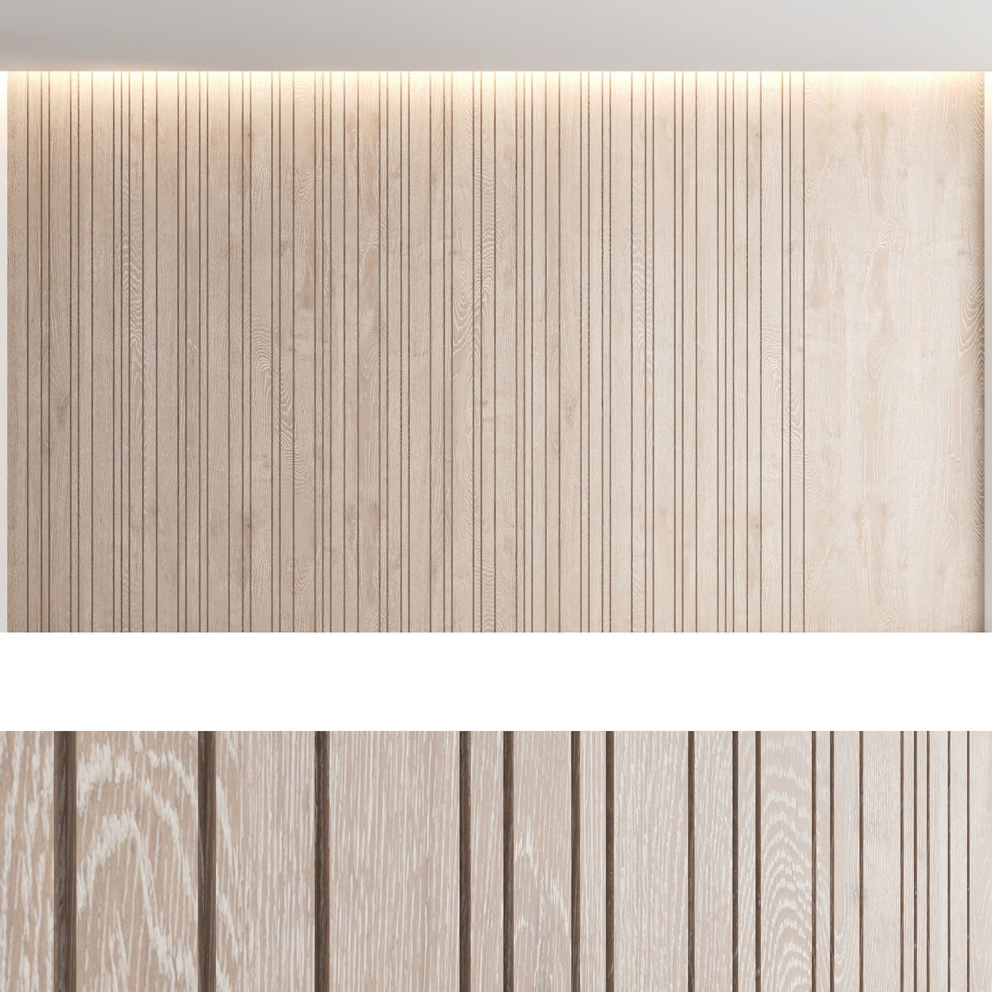 Wood panels set5 3D model_2
