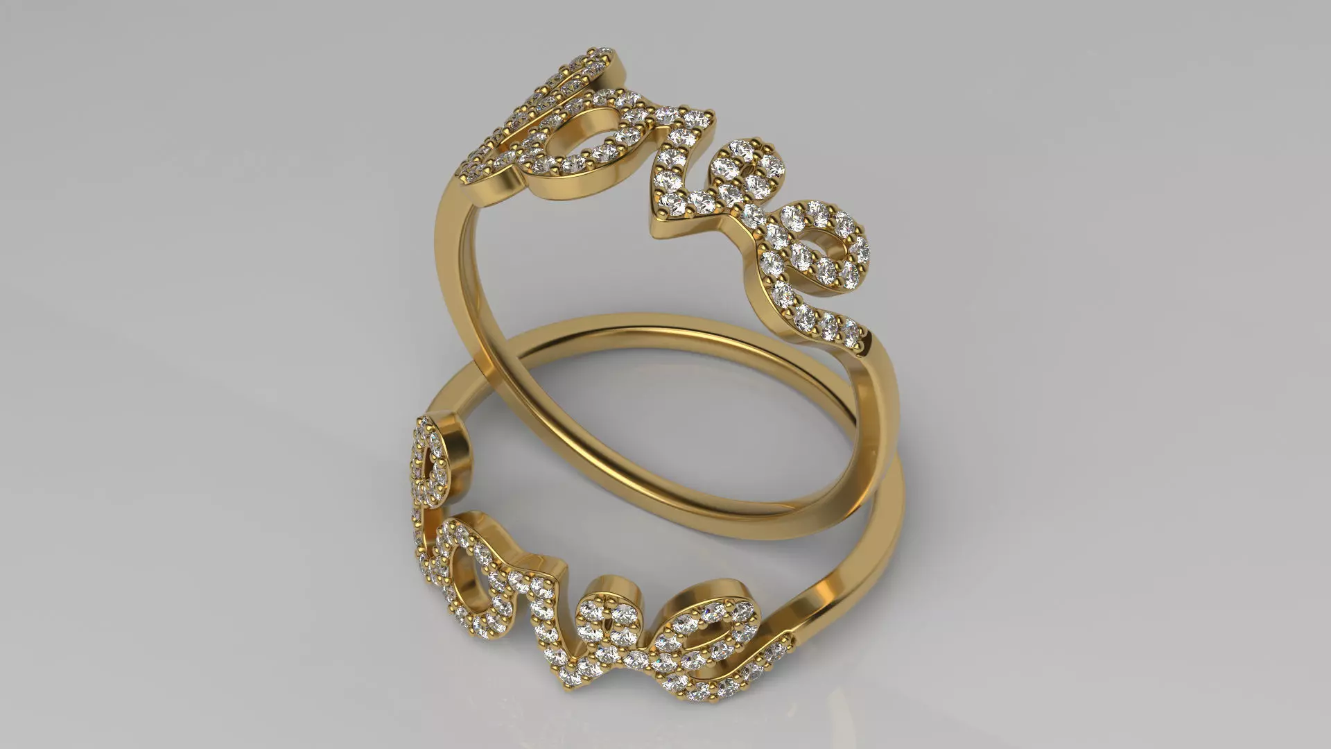 Love ring Size 6 3D print model