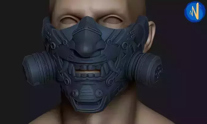 Scifi ONI Mask for 3d print 3D print model