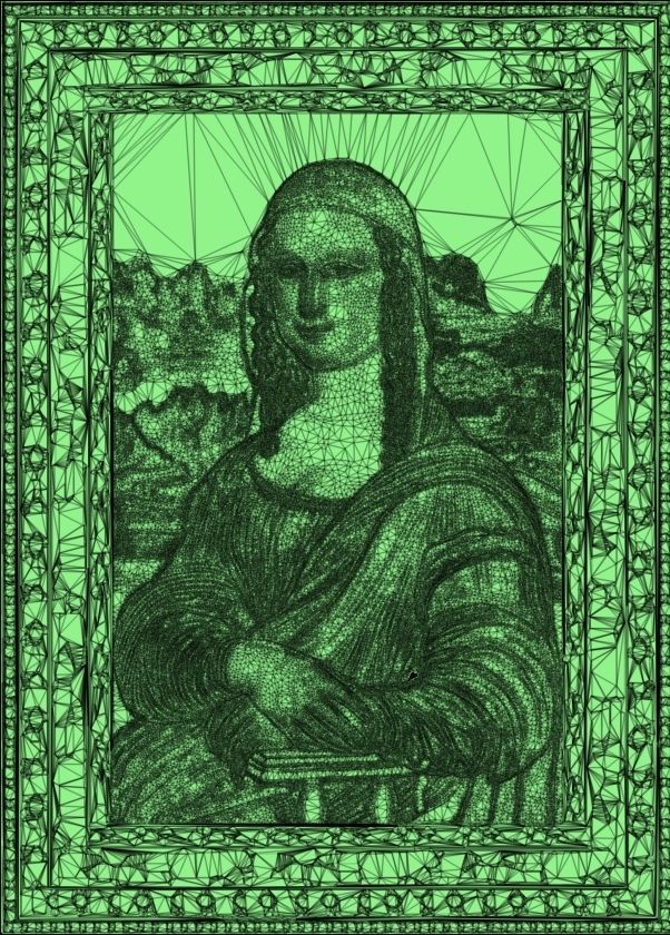 monalisa gioconda model monalisa gioconda leonardo da vinci 3D model_4