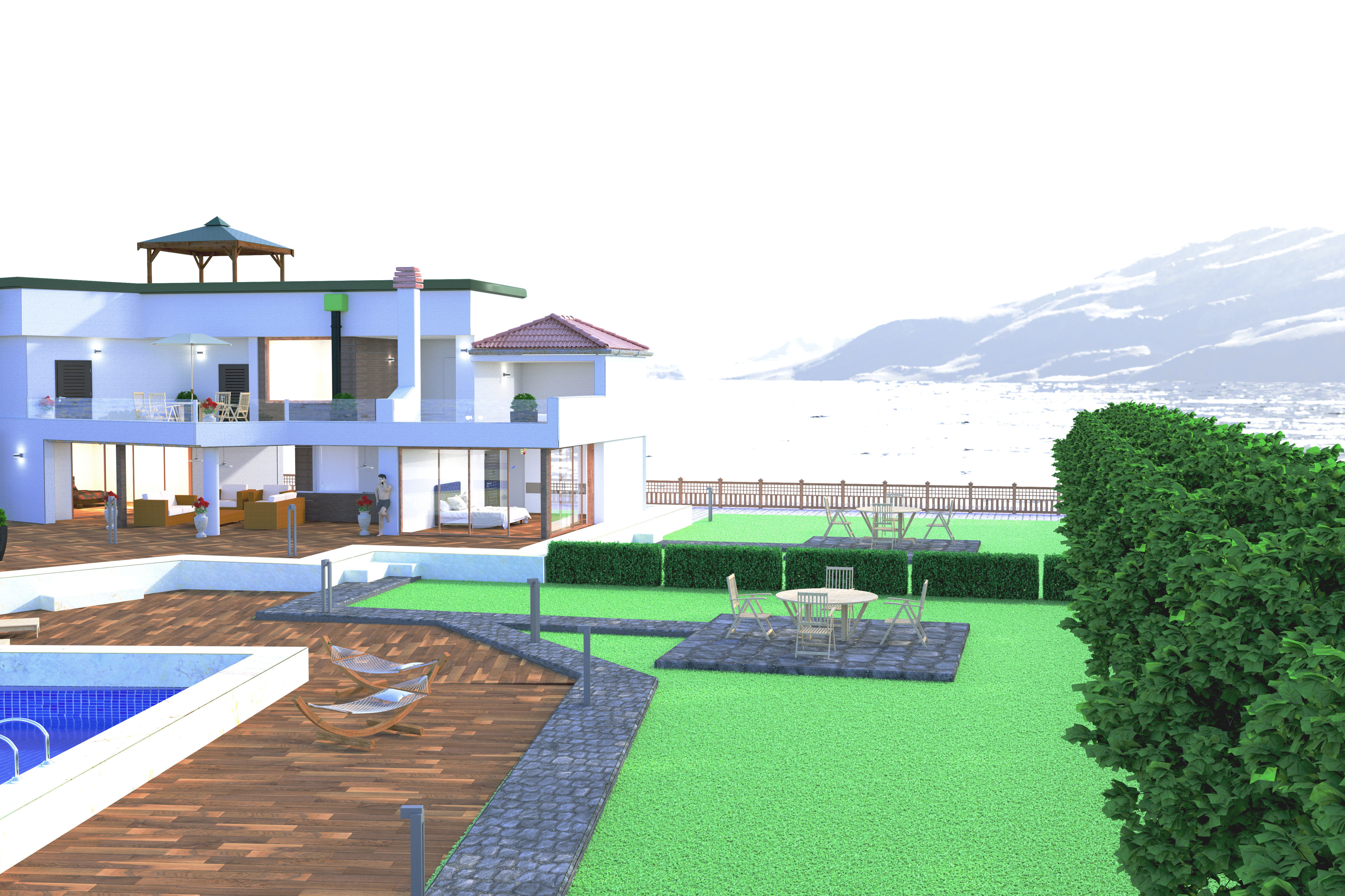 Villa in Croatia 3D model_8